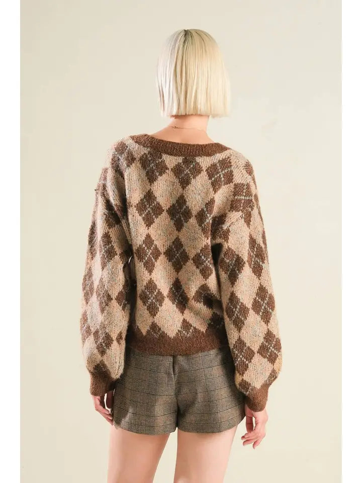 A Sweater Knit Cardigan