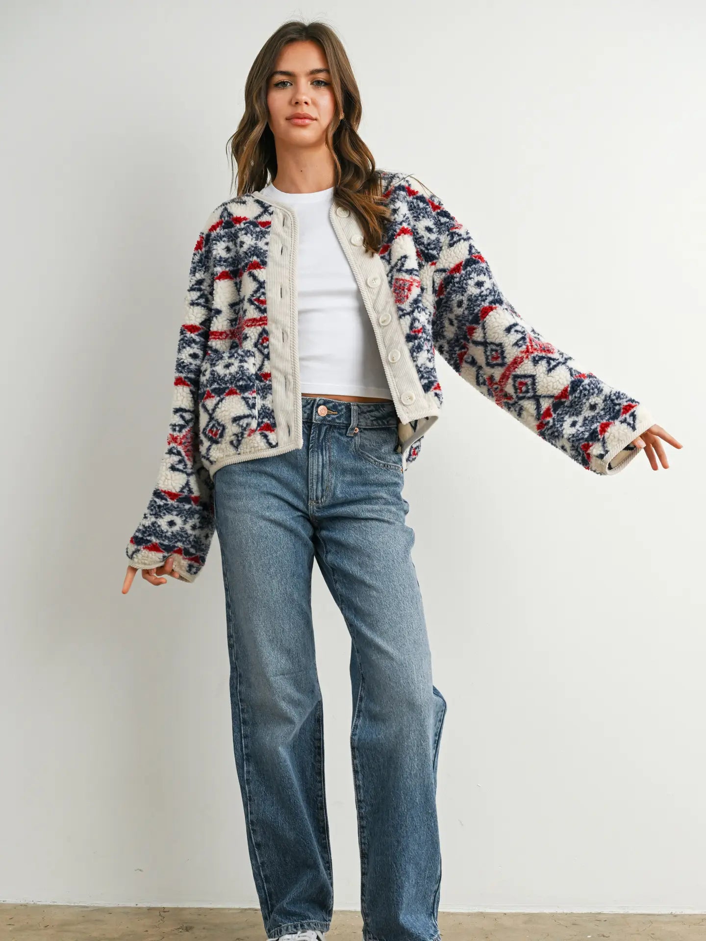 Buttoned Fleece