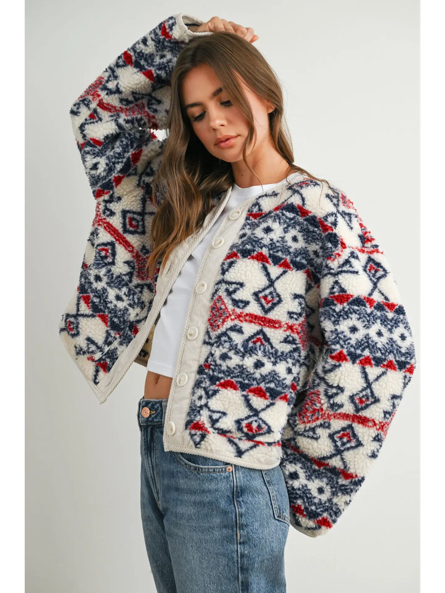Buttoned Fleece