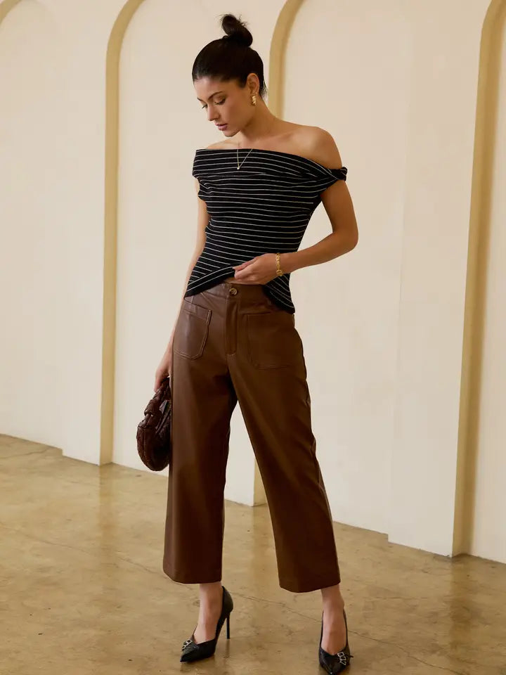 Faux Leather Pants