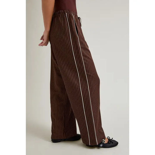 Piped Track Pants