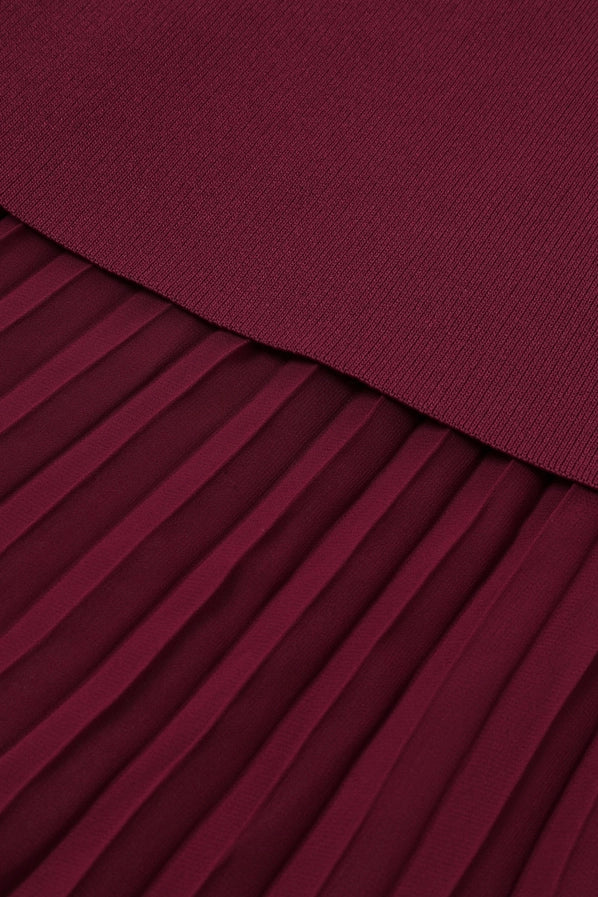 Chiffon Knit Mix Skirt