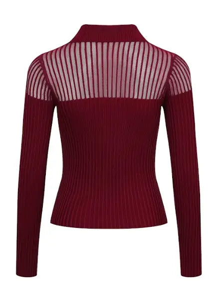 Astrielle Cutout Long Sleeve Top