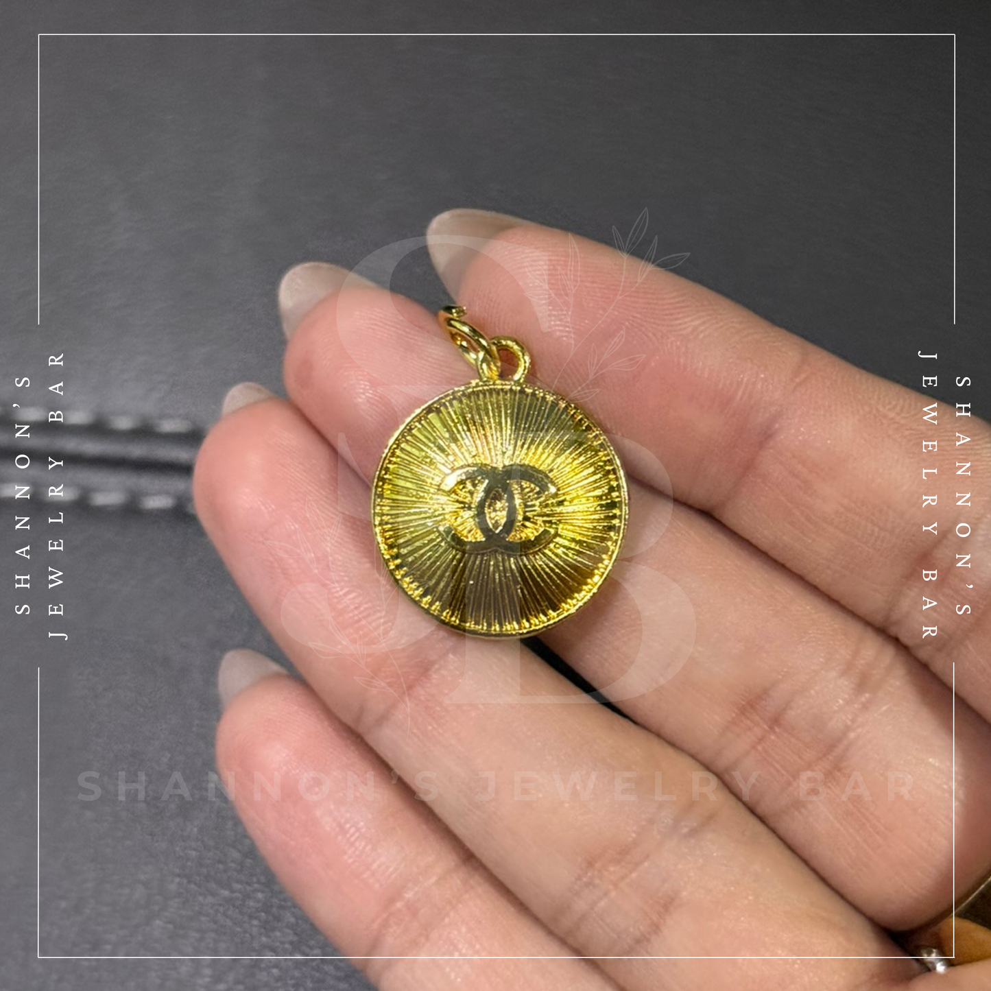 CHANEL Charm Zipper Upcycled Necklace