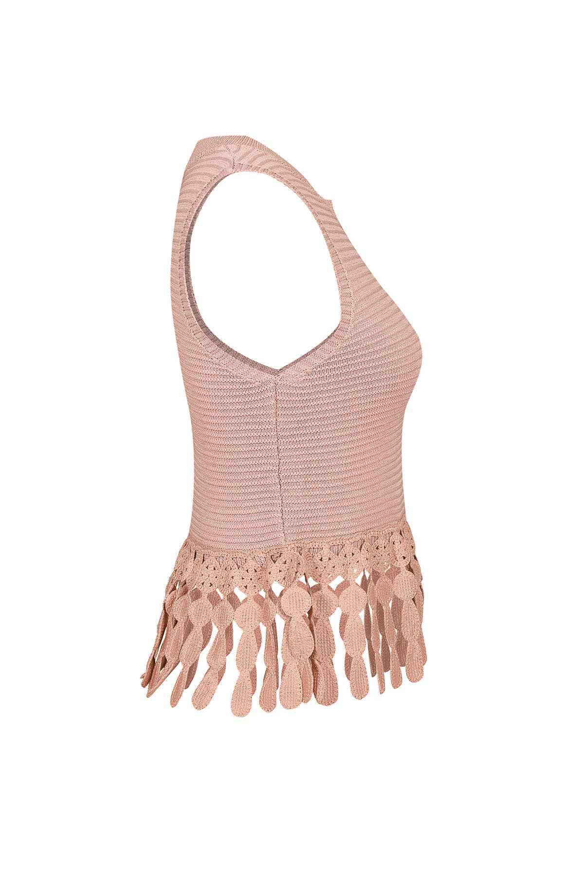 Knit Fringe Top