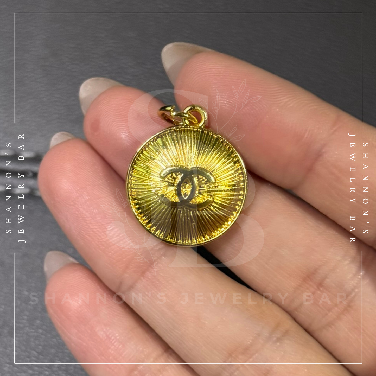 CHANEL Charm Zipper Upcycled Necklace