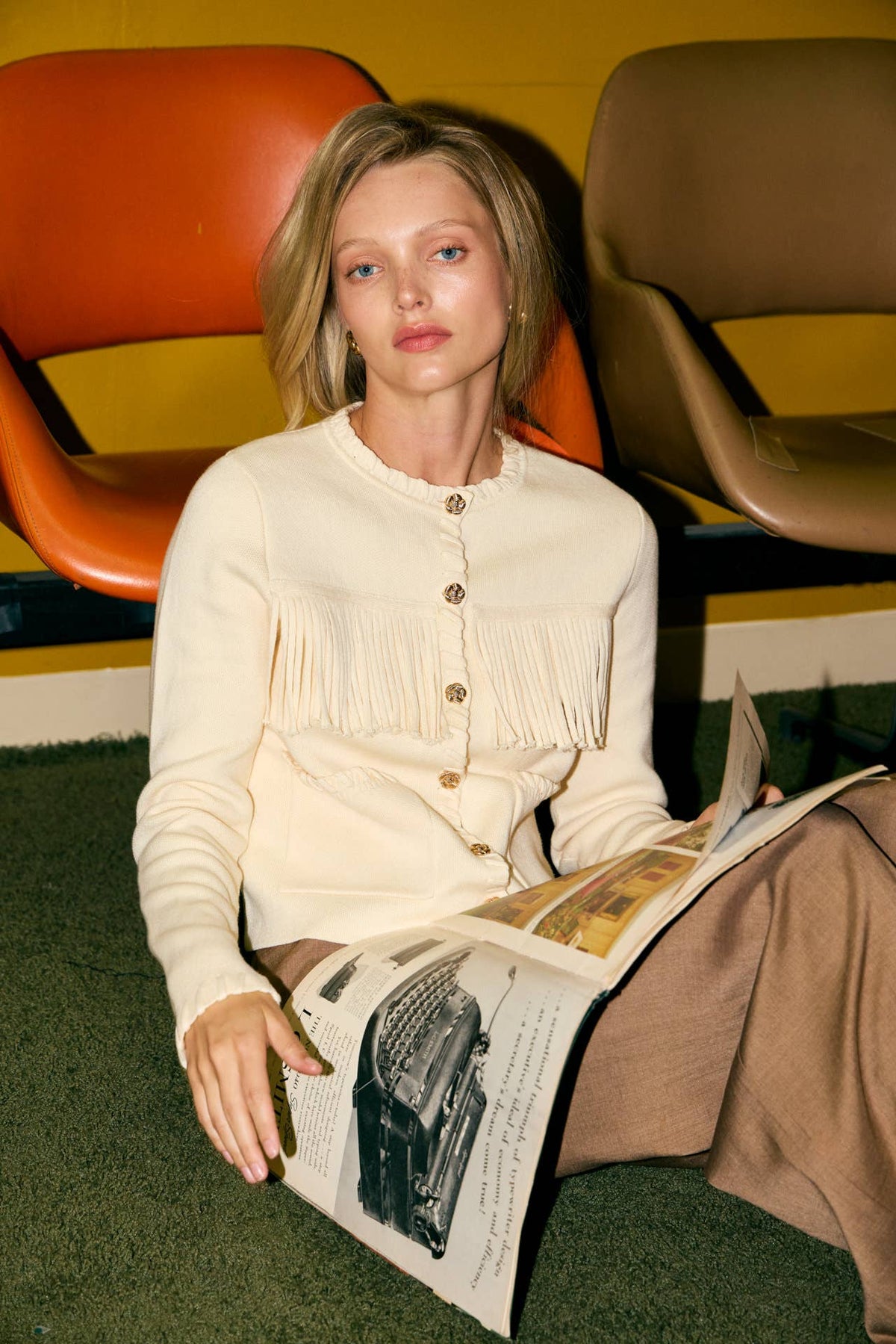 The Cozy Fringe Cardigan With Pockets