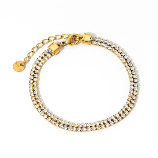 Double Tennis Bracelet