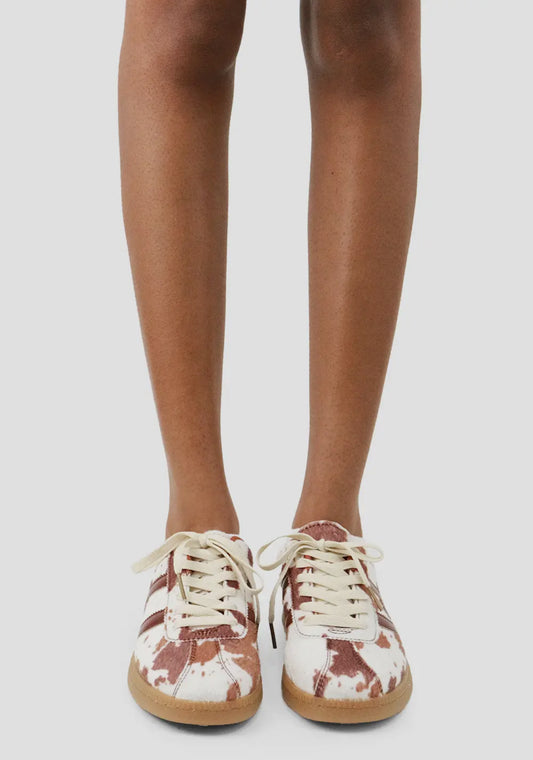 Cow Print Tennis Shoes
