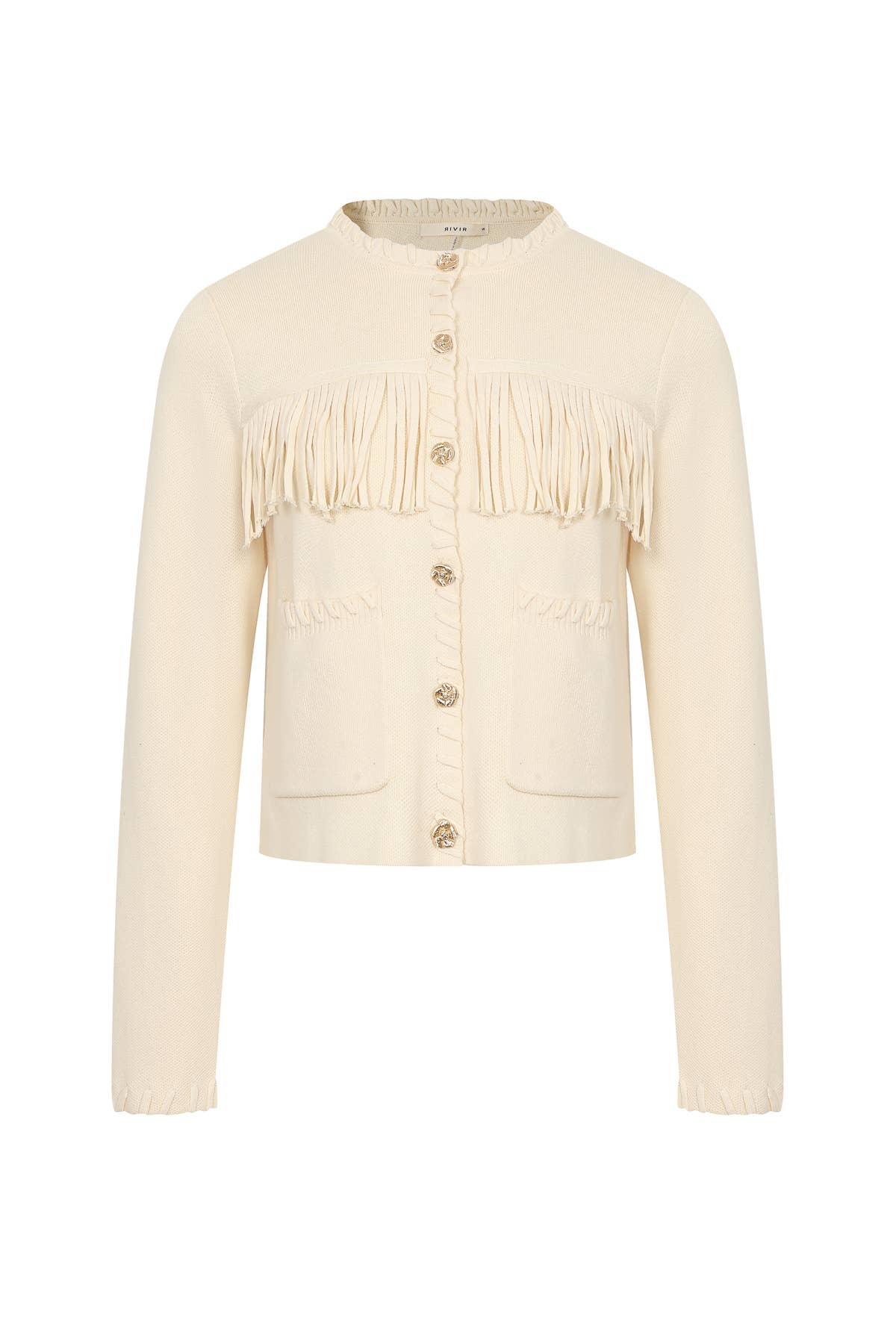 The Cozy Fringe Cardigan With Pockets