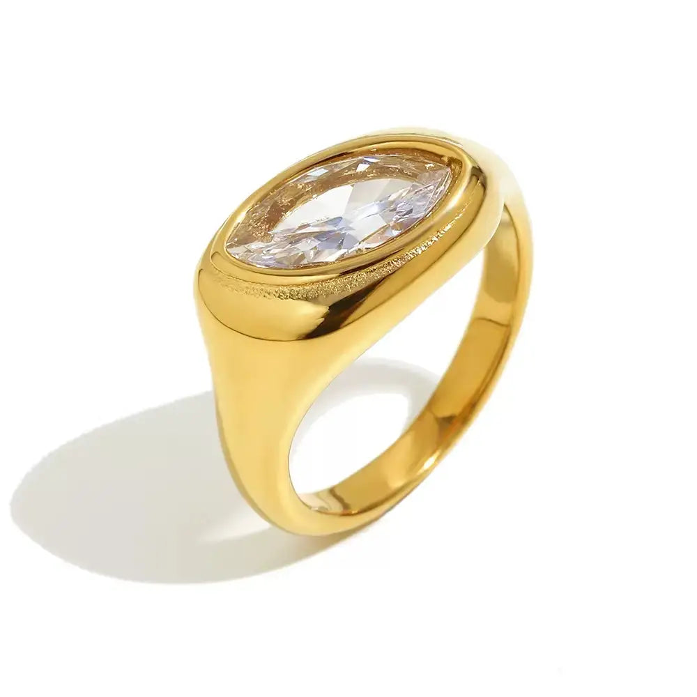 Marquise Bezel Ring