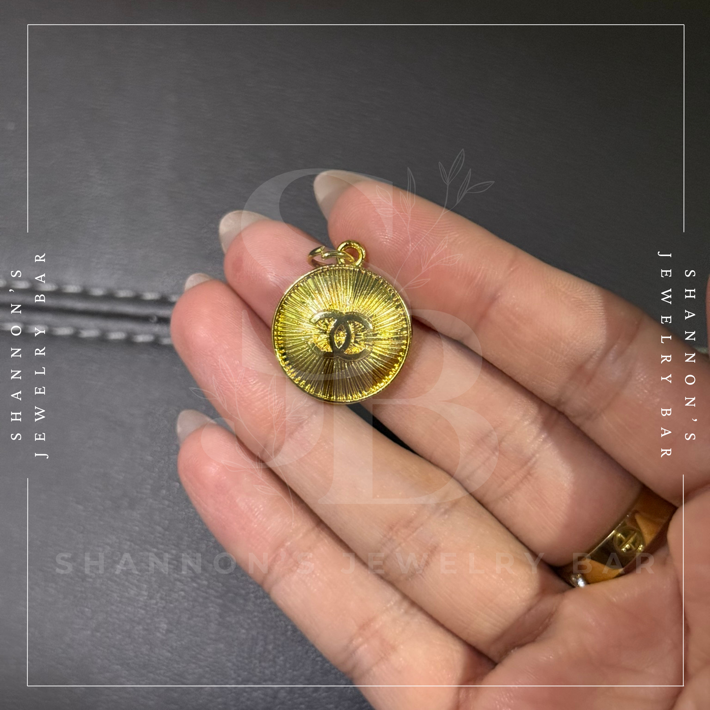 CHANEL Charm Zipper Upcycled Necklace