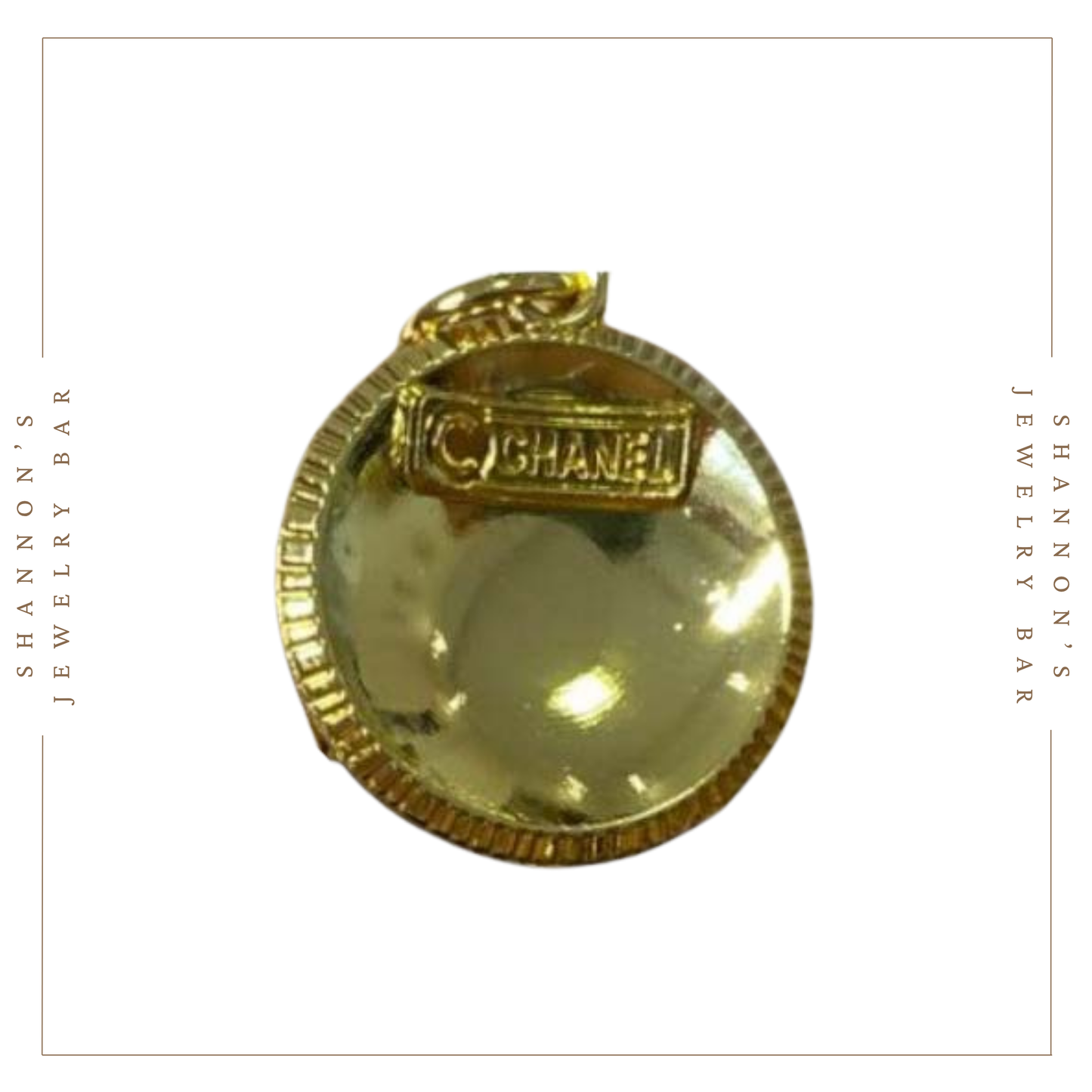 CHANEL Charm Zipper Upcycled Necklace