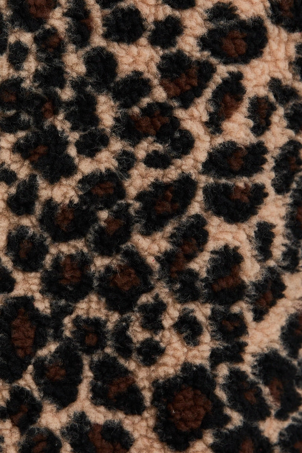 Leopard Fleece Jacket