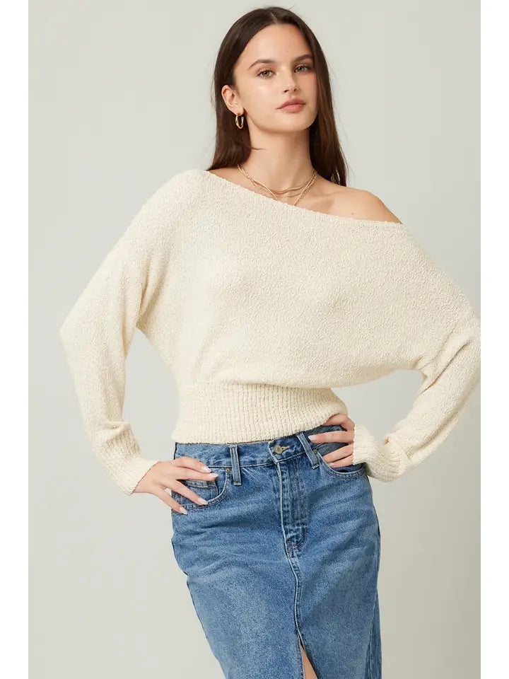 Knit Off the Shoulder Sweater