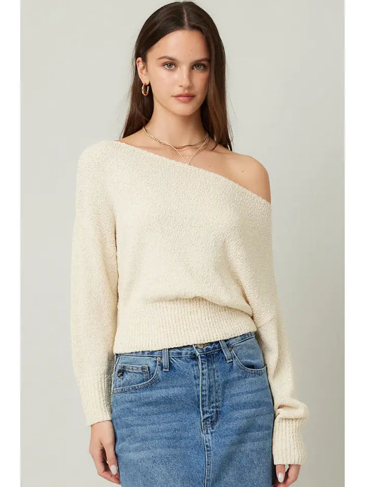 Knit Off the Shoulder Sweater