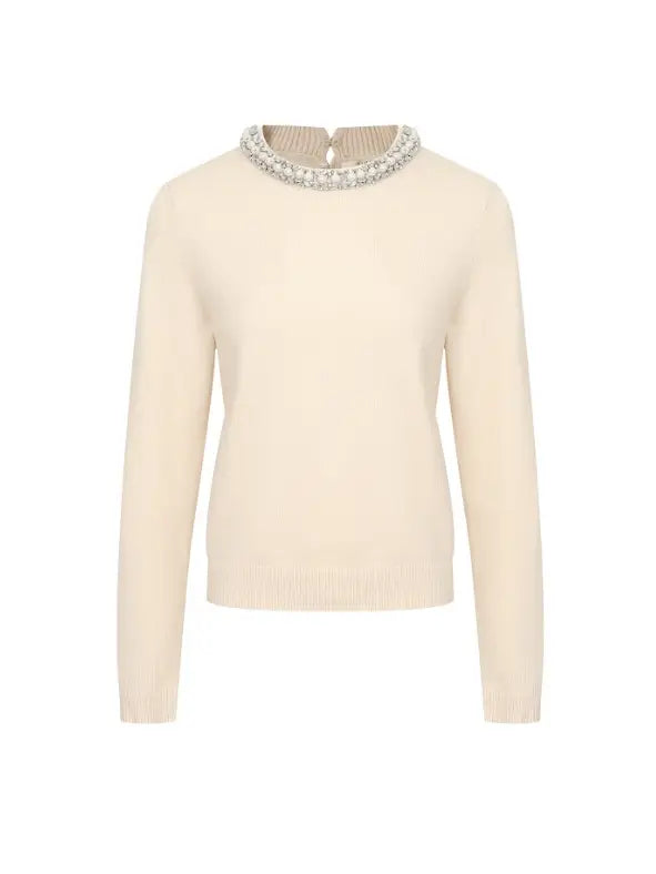 Pearl Knit Long Sleeve Top